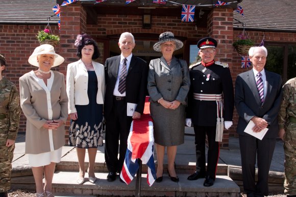 Lord Lieutenant and guests